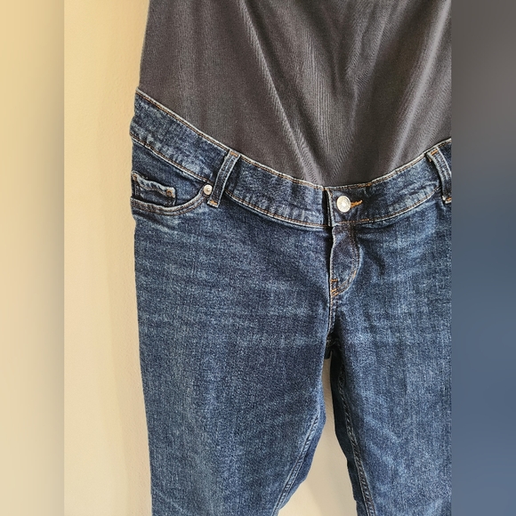 H&M 99% Cotton Maternity Jeans Medium - Picture 2 of 9